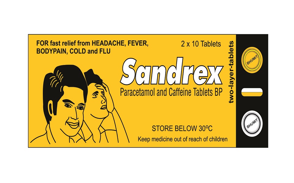 SANDREXParacetamolCaffeineTablets11Apr17